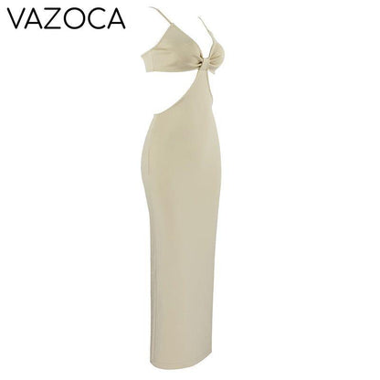 Seal The Deal Bandage Maxi Dress