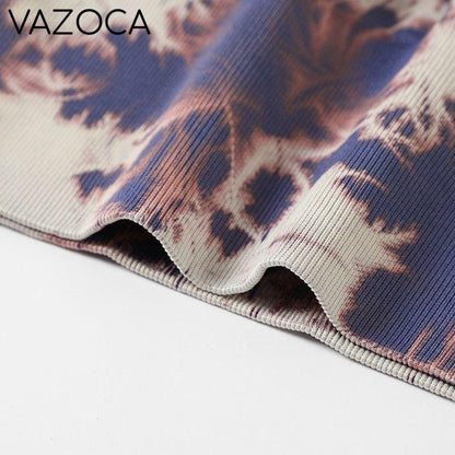 Seamless Tie Dye High Waist Yoga Shorts