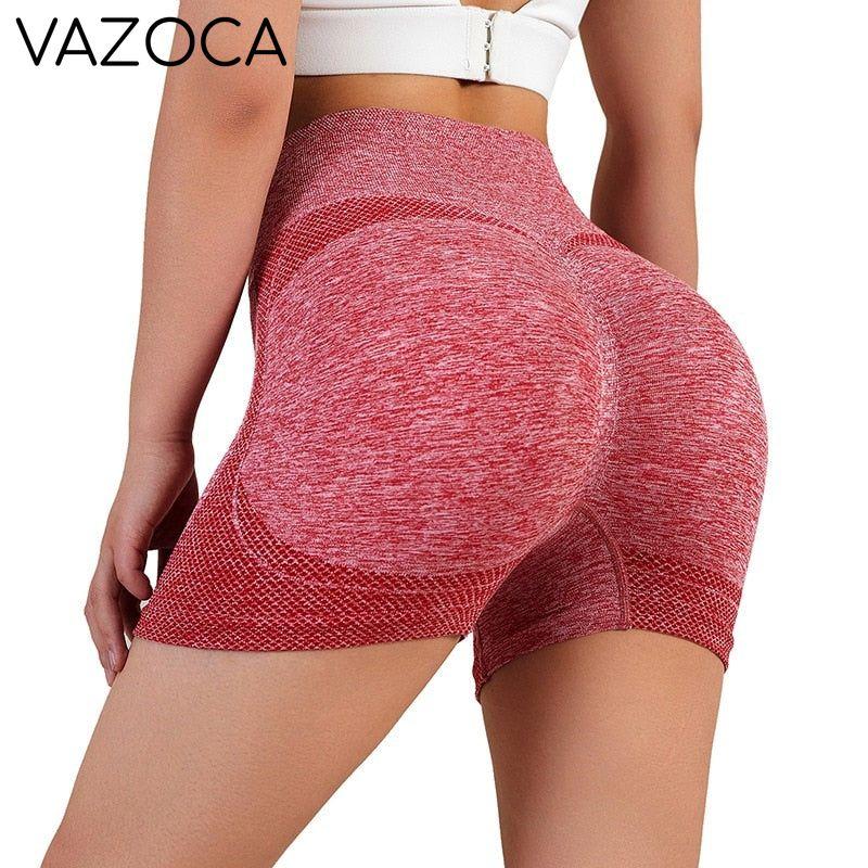 Seamless Tie Dye High Waist Yoga Shorts