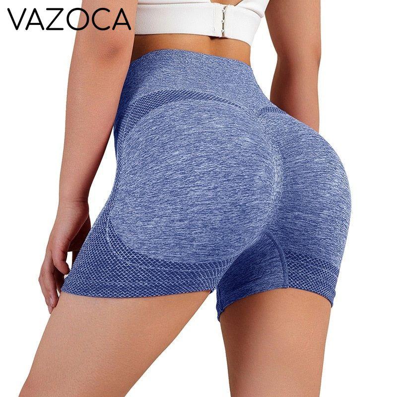 Seamless Tie Dye High Waist Yoga Shorts