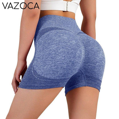 Seamless Tie Dye High Waist Yoga Shorts