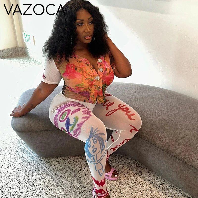 Floral Graffiti Mesh Set