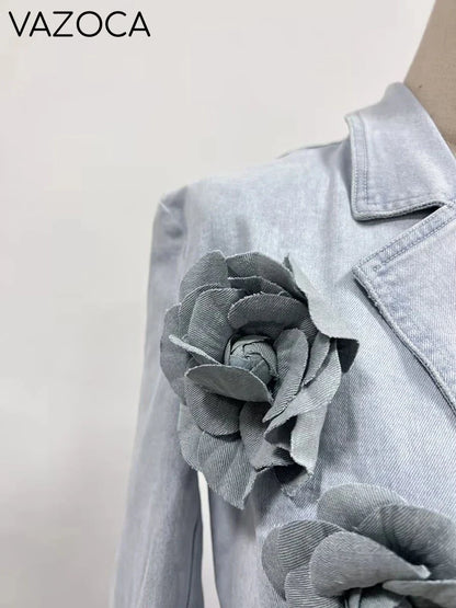 Sofia Denim Mini Skirt Set
