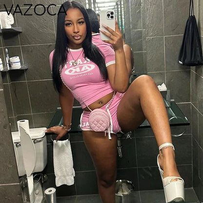 Active Crop Top & Shorts Set
