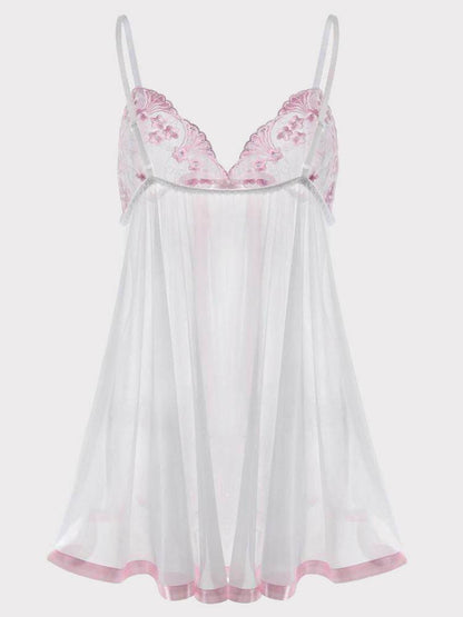 See Through Lace Babydoll Lingerie