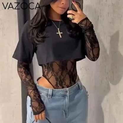 Luxe Illusion Lace Bodysuit