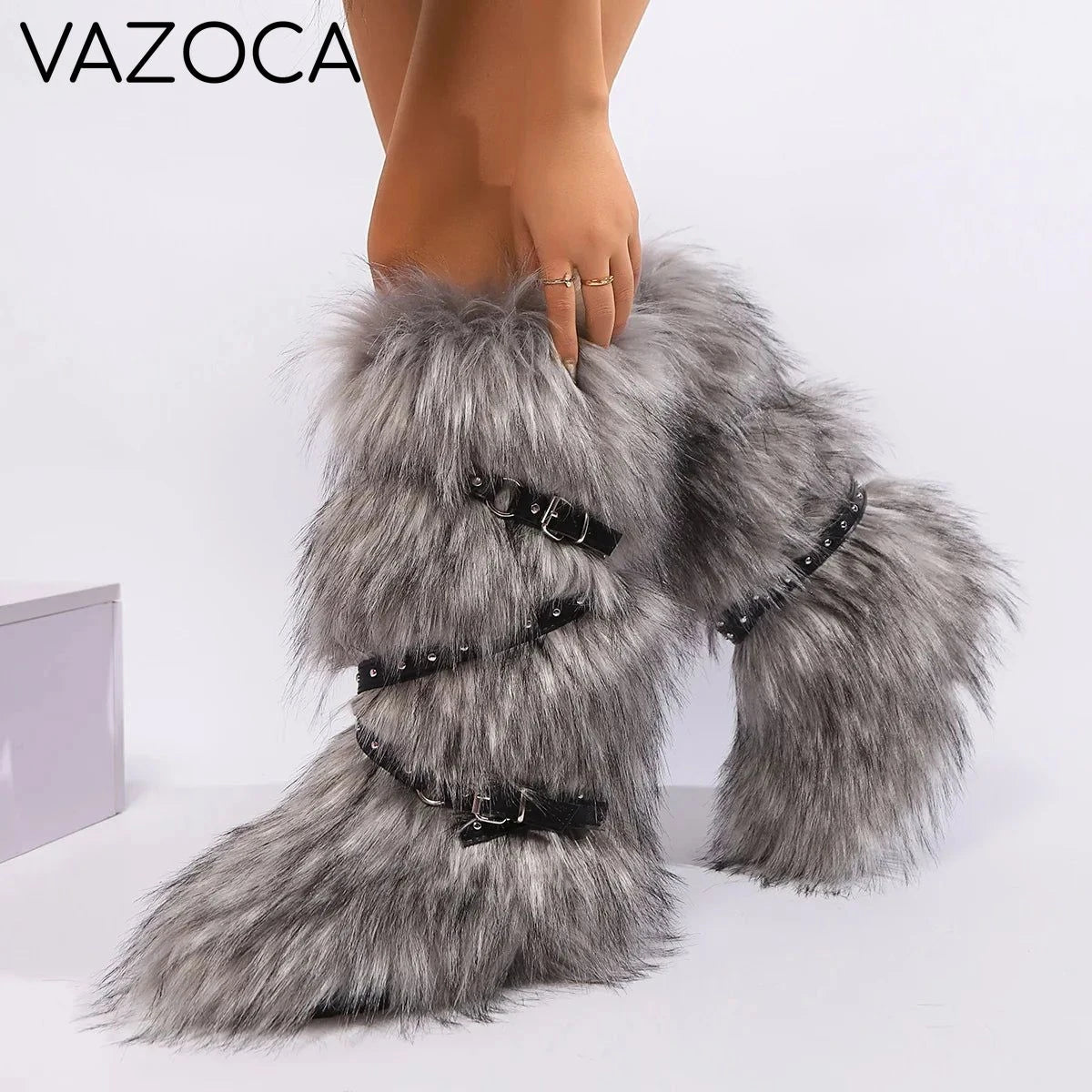 Plush Furry Boots