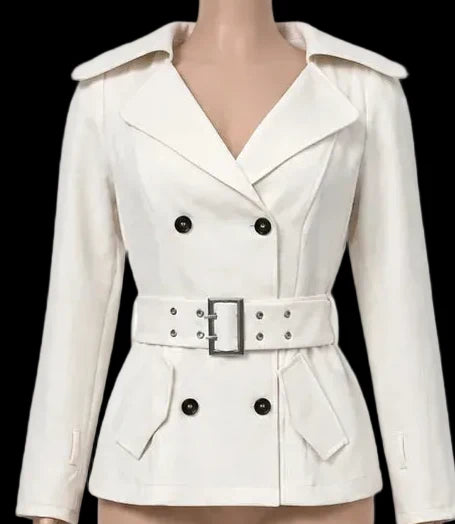 Belted Vintage Coat Jacket