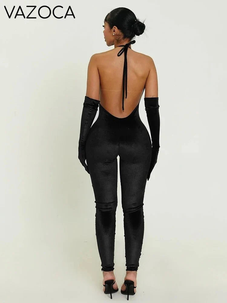 Shelli V-Neck Jumpsuit