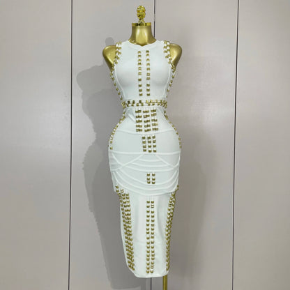 Hollywood Bandage Midi Dress