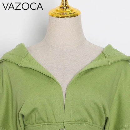 Hoodie Bandage Corset Jacket