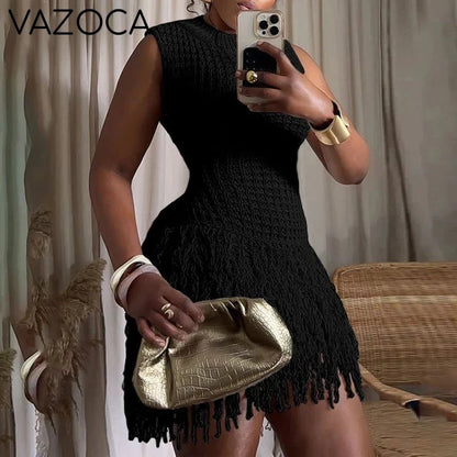 Crochet Fringe Dress
