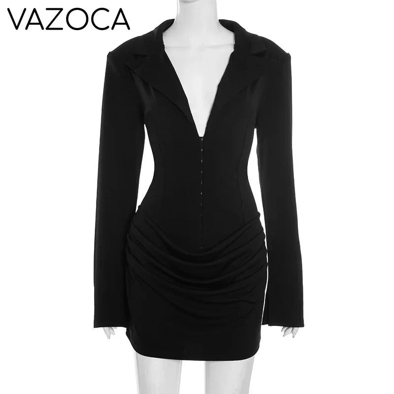Mikayla Pleated Mini Dress
