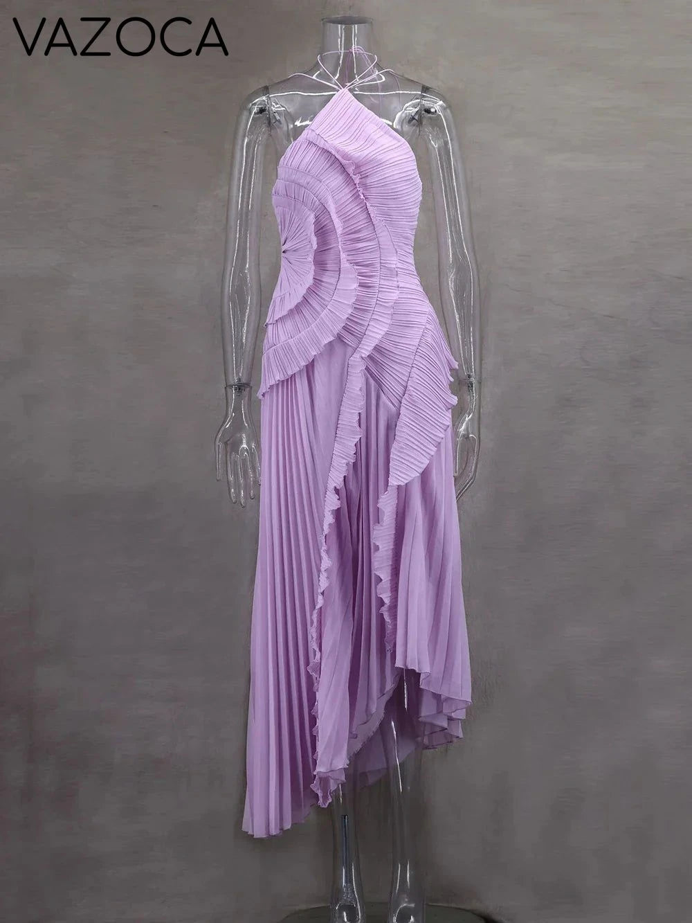Kelsi Chiffon Ruffle Maxi Dress