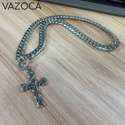 Cross Pendant Choker