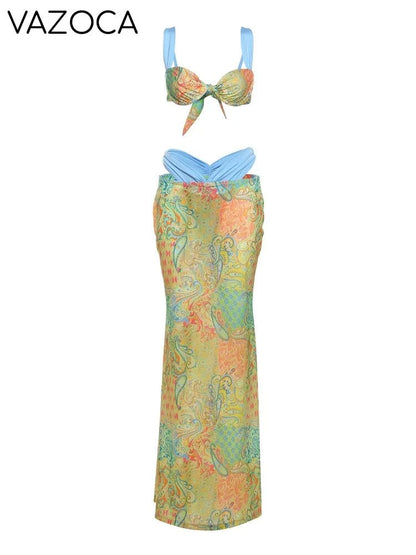 Poolside Maxi Skirt Set