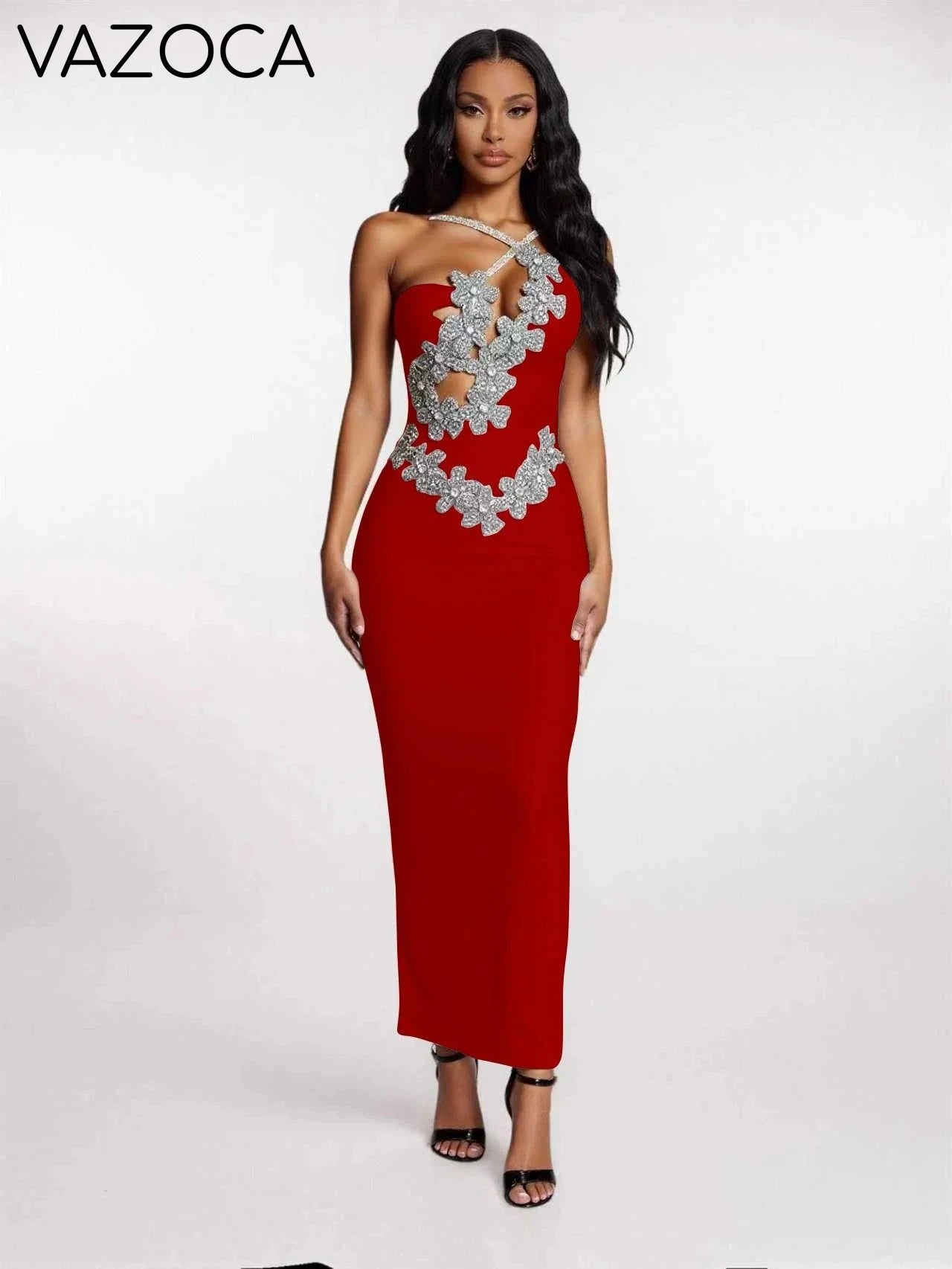 Anita Bodycon Bandage Maxi Dress