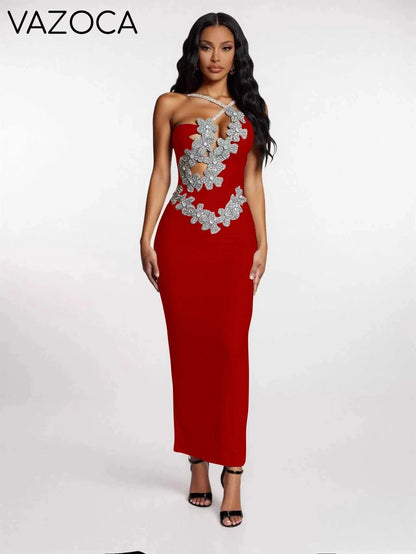 Anita Bodycon Bandage Maxi Dress