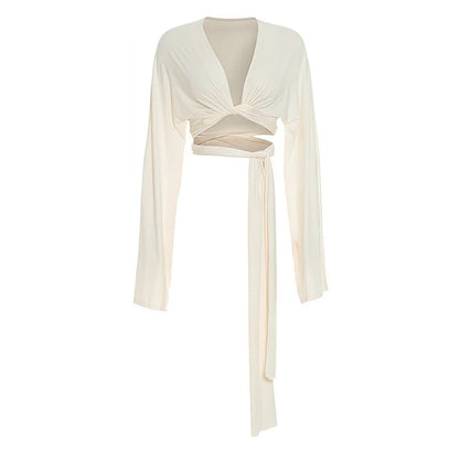 Alexis Ruched Flared Pants Set