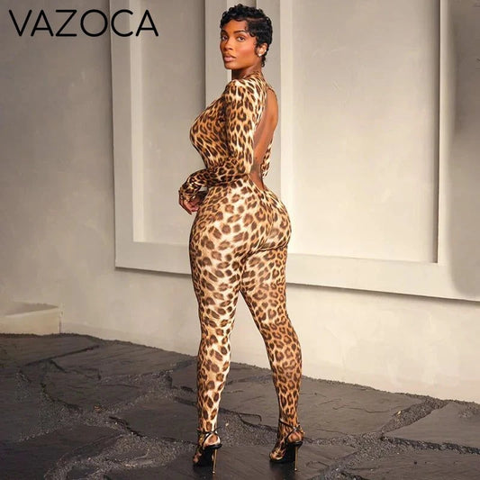 Wild Deep V-Neck Jumpsuit