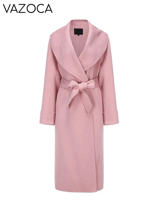 Pink Tunic Trench Coat