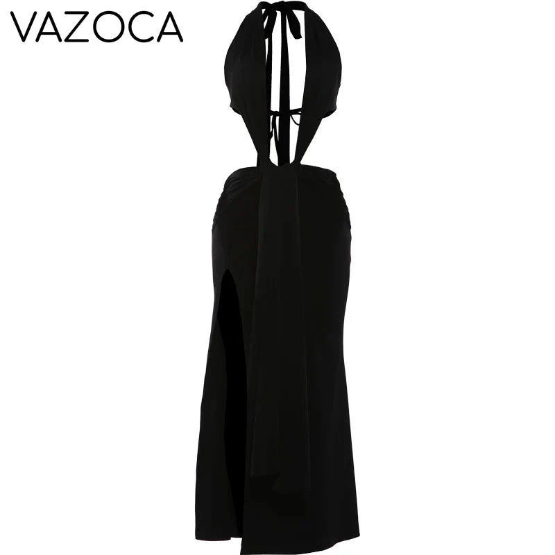 Desha Side Split Maxi Dress
