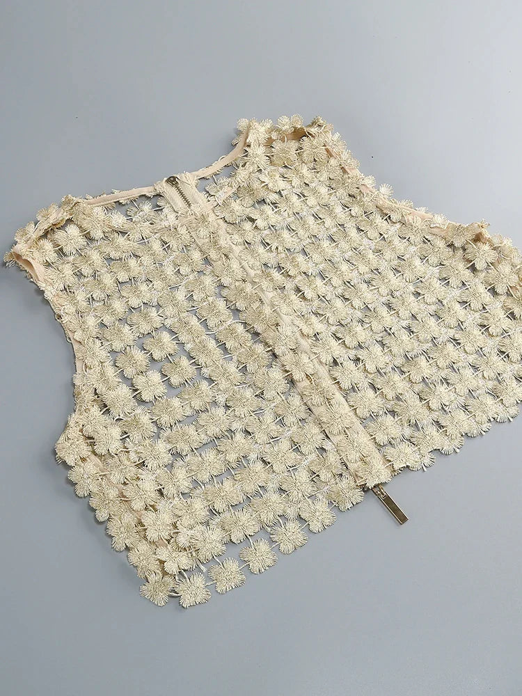 Champagne Skirt SSet
