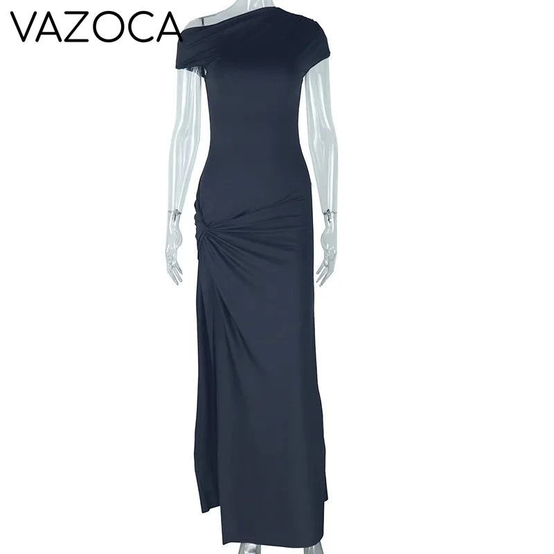 Louise Pleated Maxi Dress
