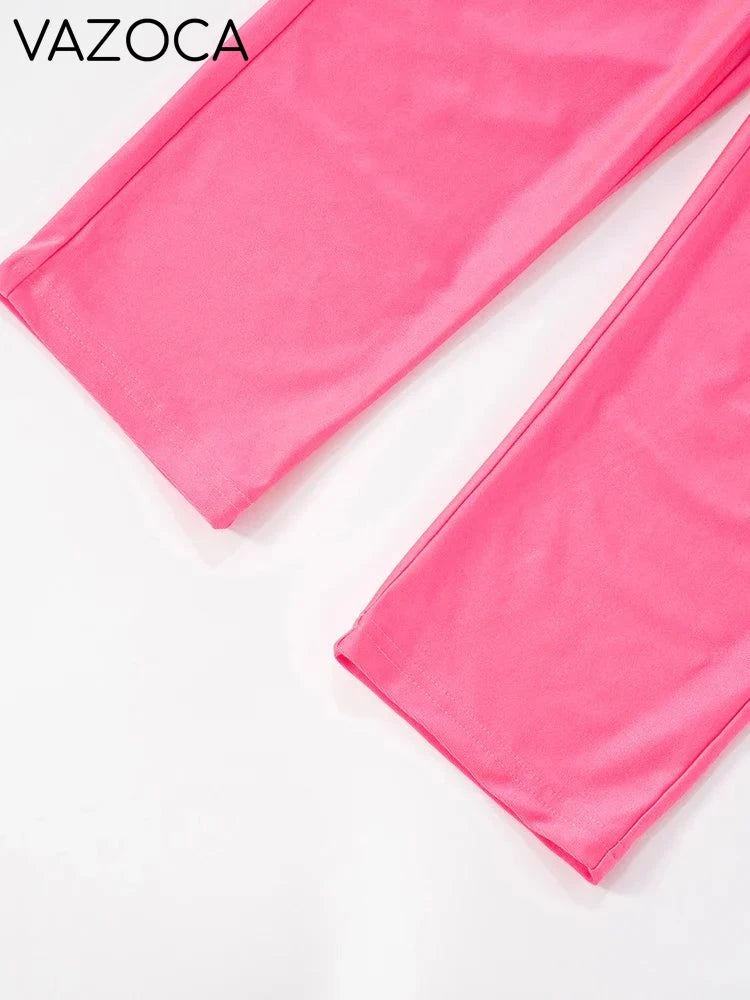 Metal Rings Pants Set