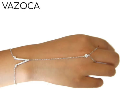 Charm Ring Wrist Bracelet