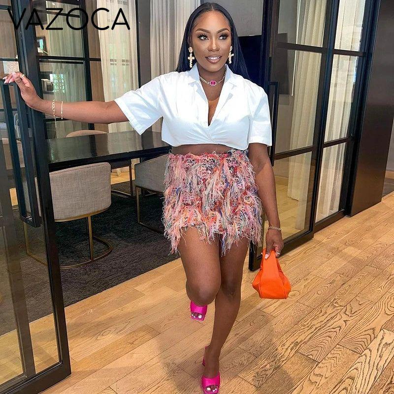 Colorful Tassel Skirt