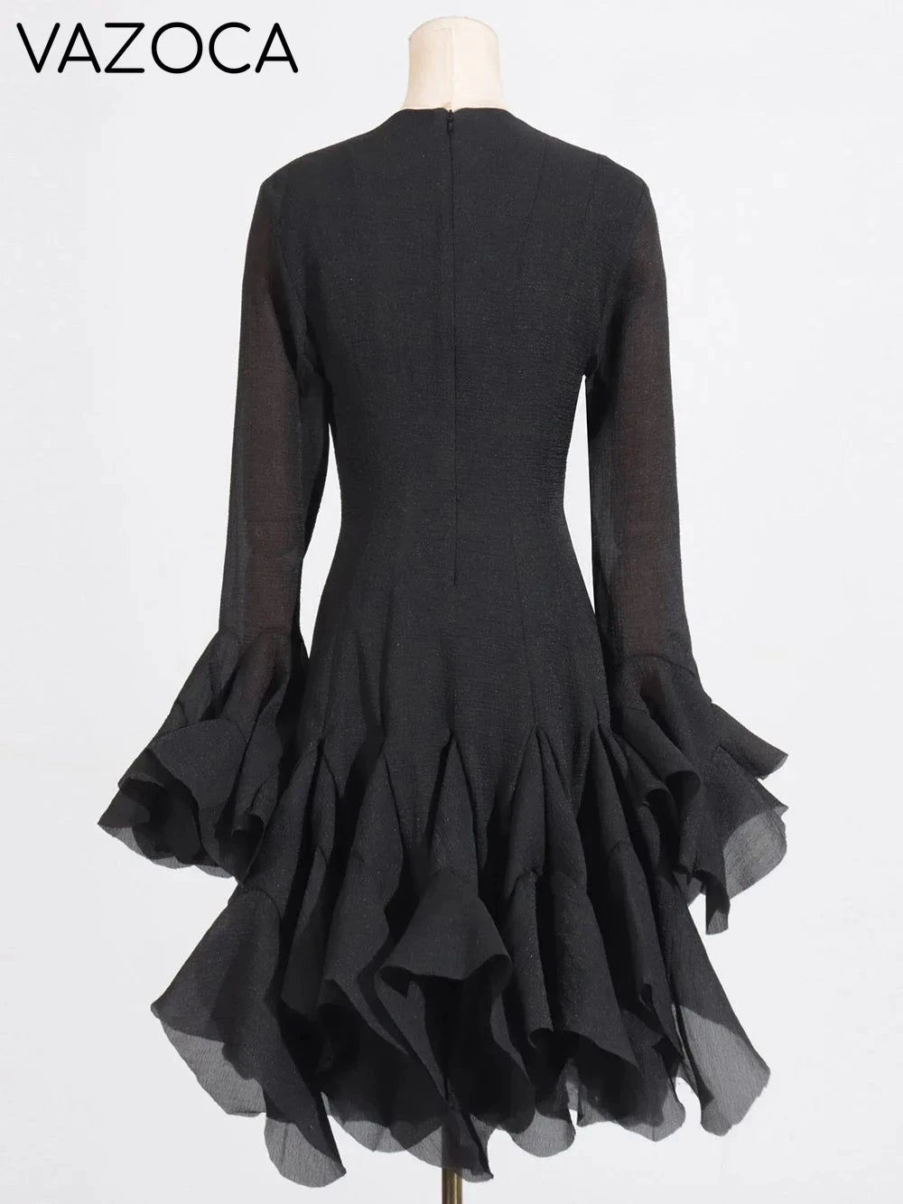 Lory Peated Flare Midi Dress