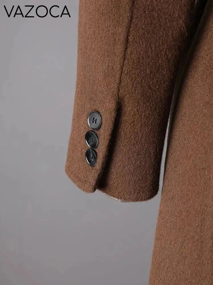 Brown Belted Trench Coat