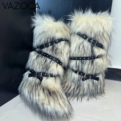 Plush Furry Boots