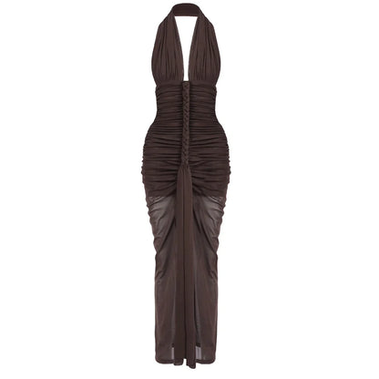 Maria Ruched Maxi Dress