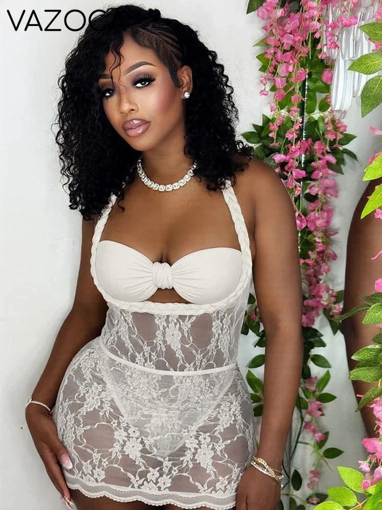 Olivia Mesh Dress Set