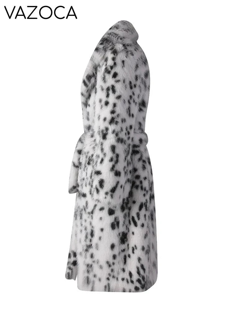 Opulent Fur Plush Coat