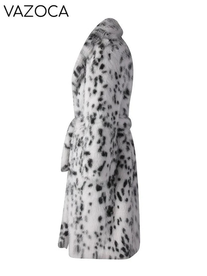 Opulent Fur Plush Coat