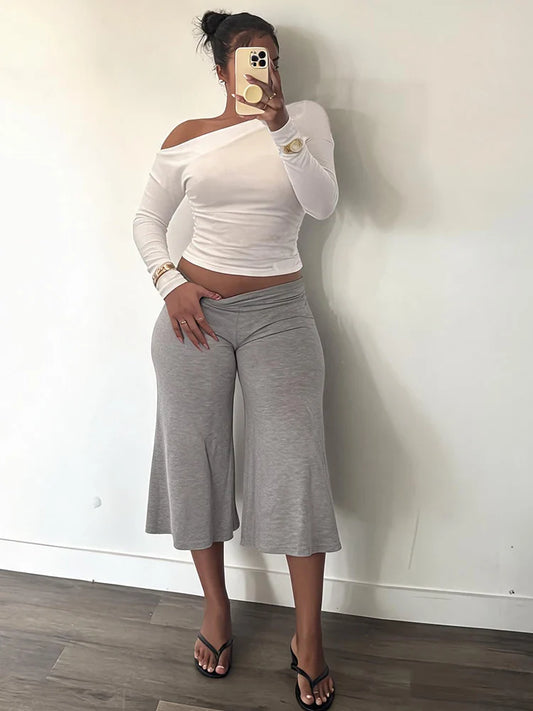 Anita Crop Pants Set