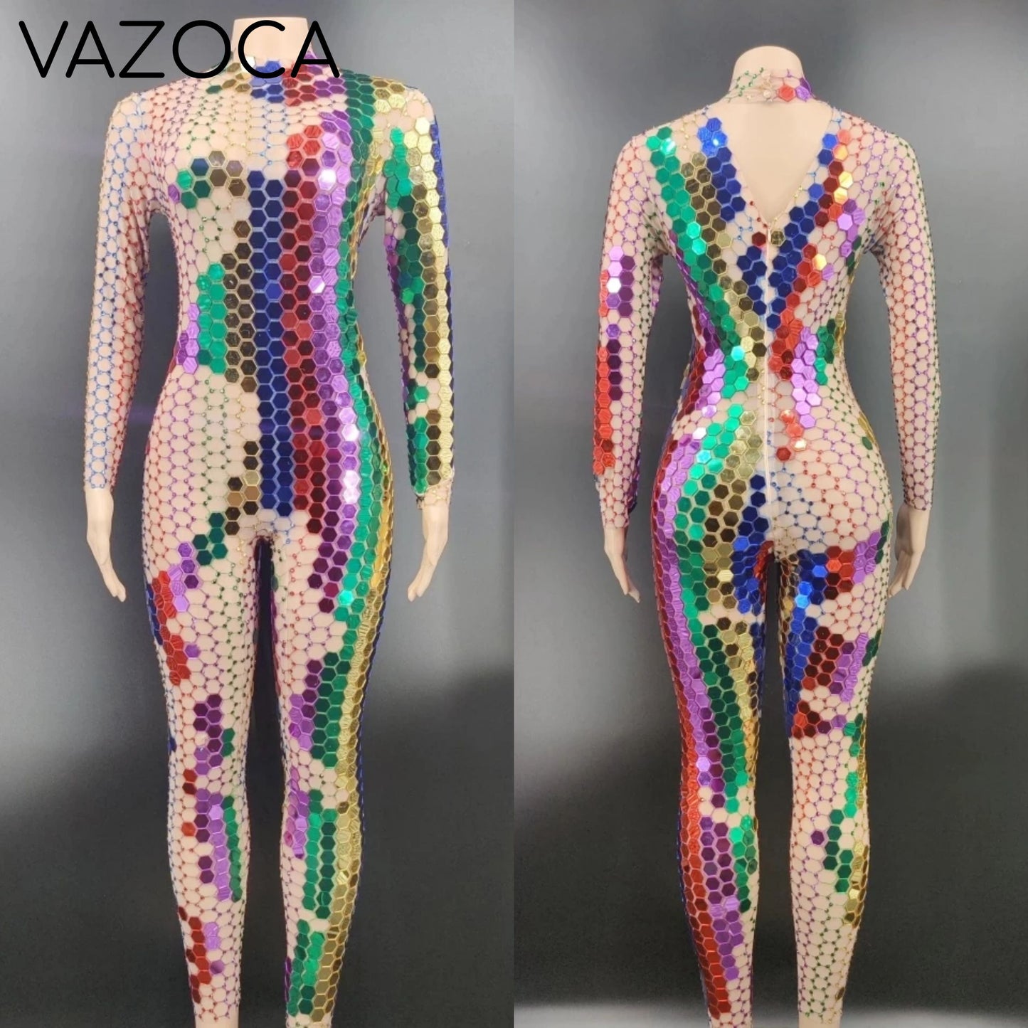 Shining Rhinestone Classy Jumpsuit