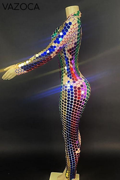 Shining Rhinestone Classy Jumpsuit