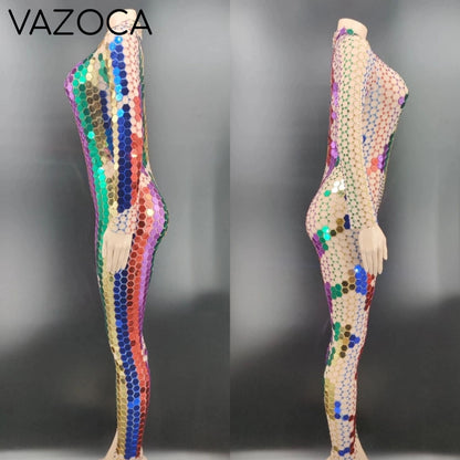 Shining Rhinestone Classy Jumpsuit