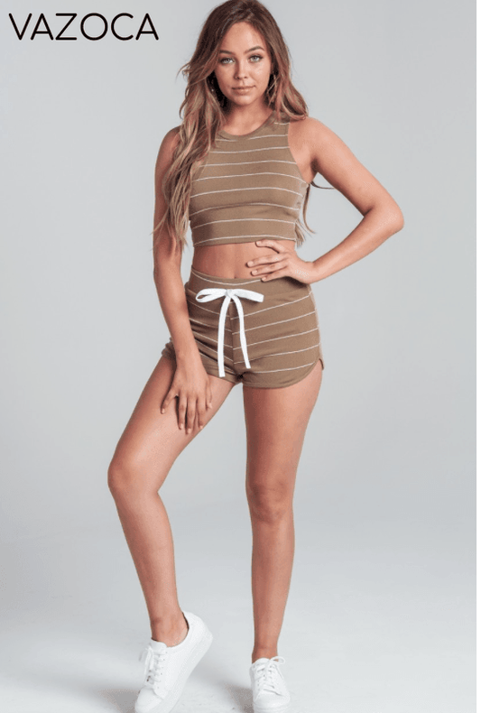 Showing Out Set - Olive + White