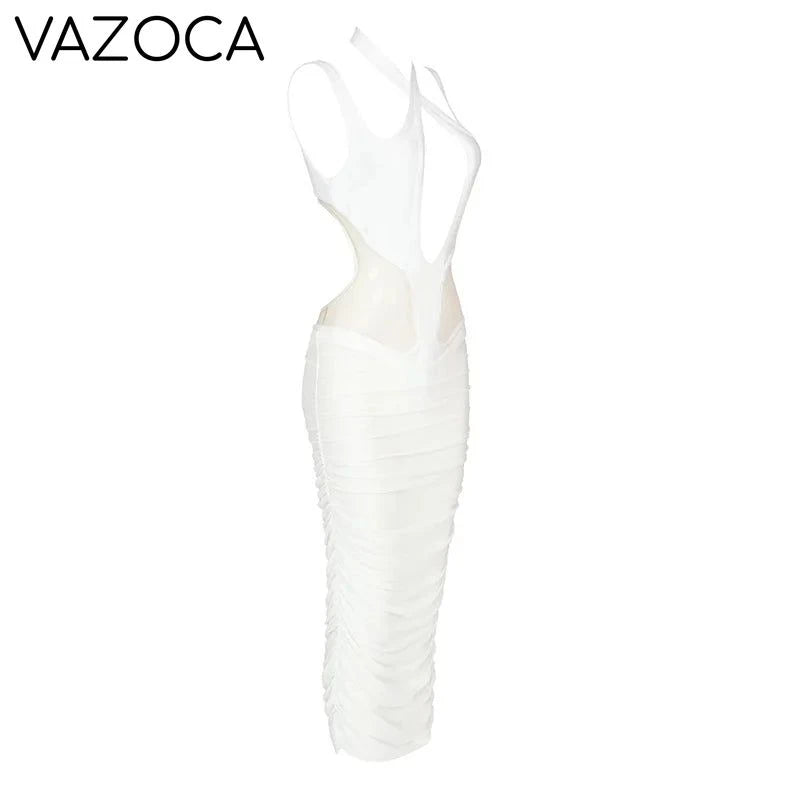 Sienna Mesh Bandage Dress