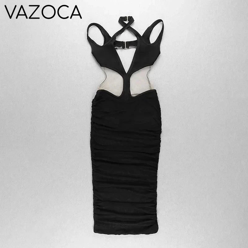 Sienna Mesh Bandage Dress