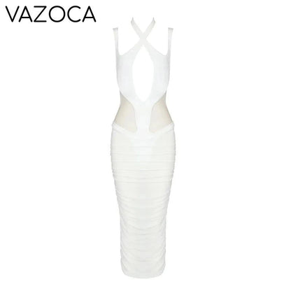 Sienna Mesh Bandage Dress