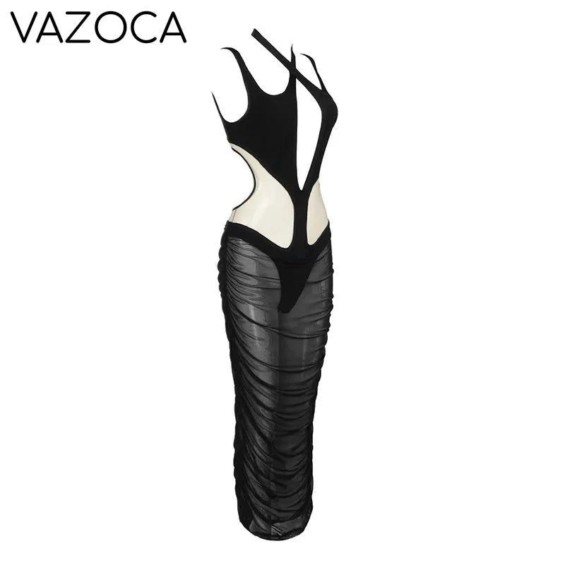 Sienna Mesh Bandage Dress