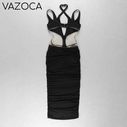 Sienna Mesh Bandage Dress