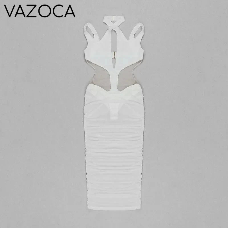 Sienna Mesh Bandage Dress