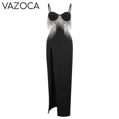 Simple Dreams Tassel Maxi Dress